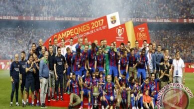 Tinta emas Barcelona di dalam Copa del Rey