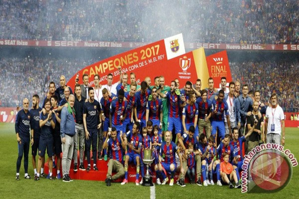 Tinta emas Barcelona di dalam Copa del Rey