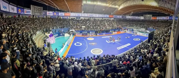 Antusiasme Suporter Padati Arena pada di Hari Terakhir Futsal Series Surabaya