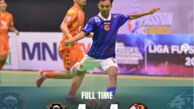 Kejuaraan Futsal Profesional 2024: Sadakata FC Tahan Imbang Halus FC 4-4