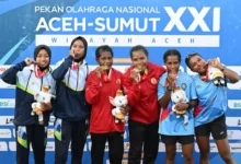 Klasemen Medali PON XXI Aceh-Sumut 2024, Hari Hari Sabtu (14/9/2024) Jam 08.00 Waktu Indonesia Barat